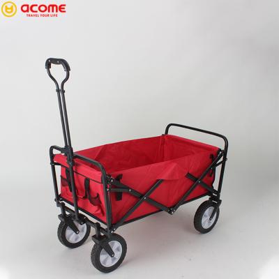 China Modern Outdoor Universal Collapsible Folding Utility Cart Beach Garden Folding Cart for sale