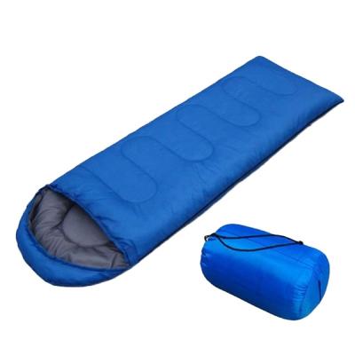 China Wholesale 170T Polyester Envelope Type Outdoor Cheap Adult Hollow Fiber Cotton Waterproof Travel Increasing Camping Envelope Sleeping Bag for sale