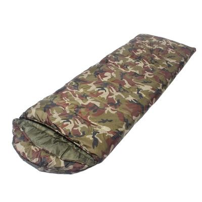 China Wholesale 170T Polyester Envelope Type Outdoor Cheap Adult Hollow Fiber Cotton Waterproof Travel Increasing Camping Envelope Sleeping Bag for sale