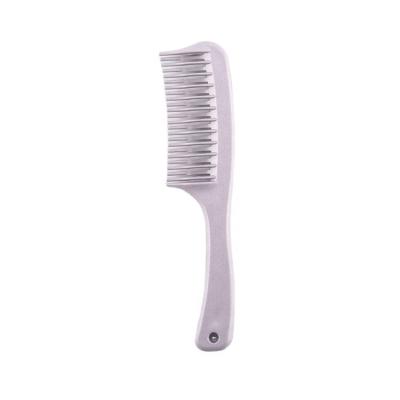 China Household Personal Care Plant Handheld Wide Tooth Comb Degradable Material Cross Tooth Hair Comb for sale