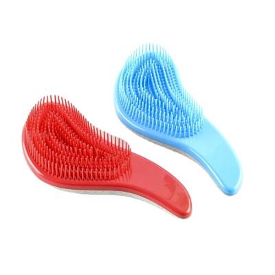 China Compact hot sale flexible detangler brush for woman natural hairbrush custom logo detangle brush for sale