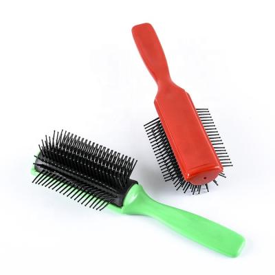 China Durable 9 Row Denman Brush Cushion Luxe Denman Brush Detangler For Curly Hair Styling Products for sale