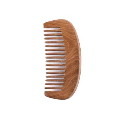 China Hot Selling Home and Salon Wooden Handle Hair Comb Customized Round Wooden Size Hair Comb Comb Comb for sale