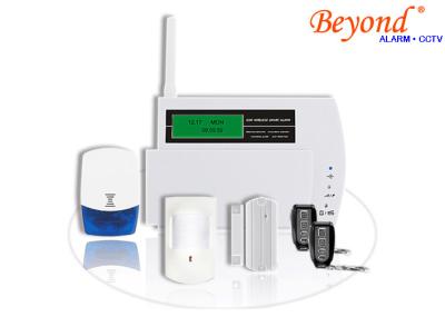 China LCD Display Touch Keypad GSM PSTN Home Alarm System with 30 wireless zone for sale