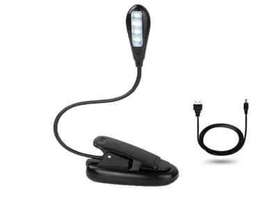 China Light Weight  Led USB Reading Light With Flexible Neck Energy Efficient for sale