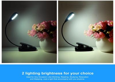 China Free Standing Battery Operated Led Clip On Book Light Portable Durable for sale