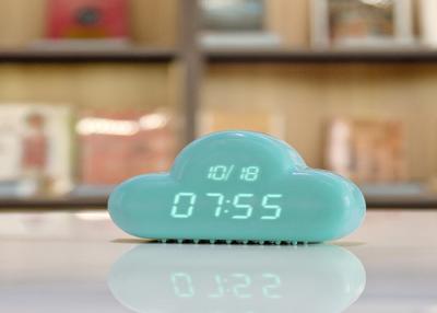 China Battery Operated Led Cloud Night Light Sound Control With Electronic Calendar for sale