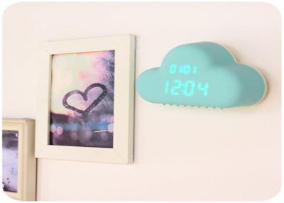 China Cloud Shaped Battery Operated Night Light Alarm Clock Timer Display For Room Decoration for sale