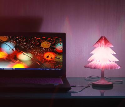 China Licht van de kerstboom het Decoratieve Geleide Nacht met de Schakelaar en de Kleurenveranderingen van de Aanrakingssensor Te koop