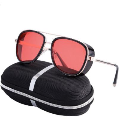 China Fashion Sunglasses Steampunk Sun Glasses Iron Man Tony Goggles Men Sun Glasses for sale