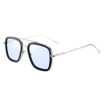 China Fashion Sunglasses Iron Man Sunglasses New Fit Retro Metal Punk Sunglasses for sale