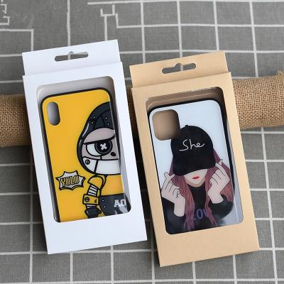 China Recyclable Packaging Phone Case Factory Customization Screen Protector Packaging Box Phone Case for sale