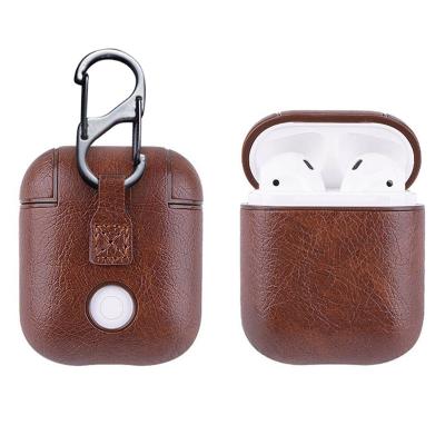 China High Quality For Airpods Case Leather Cover Grid Luxury PU Model Protective Skin Compatible For Airpods C4 Charging Case for sale