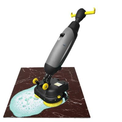 China Hotels Walk behind Hand Push Floor Scrubber Floor Cleaning Scrubbing Machine for Sweeping and Cleaning Floors for sale