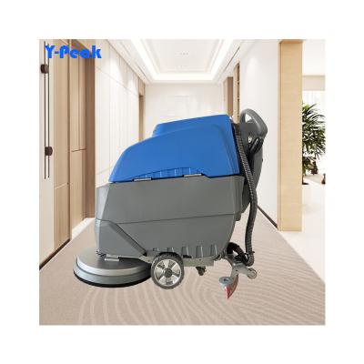 China Hotels Hot Sale Factory Price Commercial Automatic Floor Scrubber Battery Electric Cleaning Machine for sale