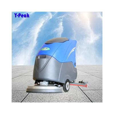 China Hotels Best Quality Professional Industrial Commercial Floor Scrubber Hand Push Walk-Behind Design Industrial Cleaning Machine for sale