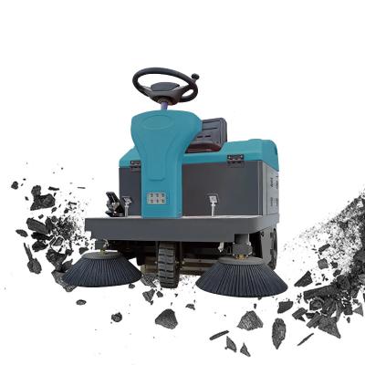 China Hotels Automatic Industrial Ride On Electric Sweeper Street Sweeper Vacuum Floor Sweeping Machine Road Sweeper for sale