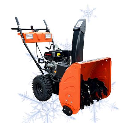 China Hotels Electric snow plow Pneumatic snow plow 375cc automatic snow thrower for sale