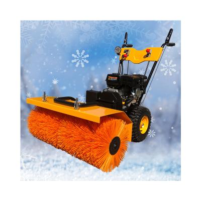 China Hotels Highly Efficient Walk-Behind Snow Removal Thrower Sweeper Good Price Metal Machine for Restaurant & Farm with Core Motor Engine for sale