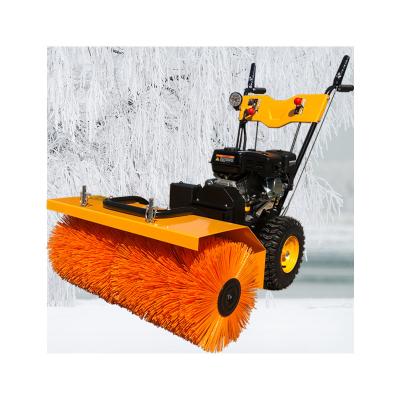 China Hotels Snow Cleaner Road Sweeper Economic Gas Powered Snow Power Broom Dust Cleaner Road Sweeper machine for sale