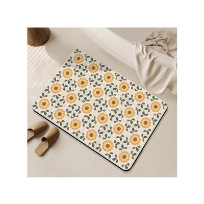 China Sustainable Factory Directly Supply Microfiber Bathroom Non Slip Bath Shower Mat With Suction for sale