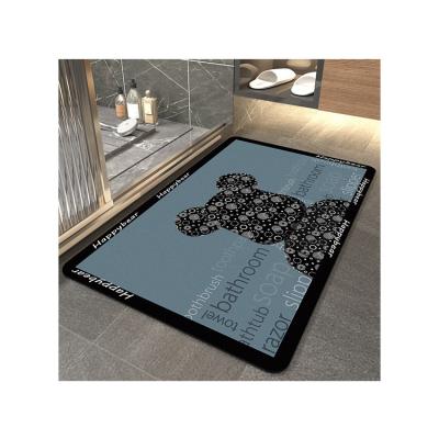 China Viable High Quality Good Price Diatomaceous Earth Quick Drying Non Slip Bath Mats for sale