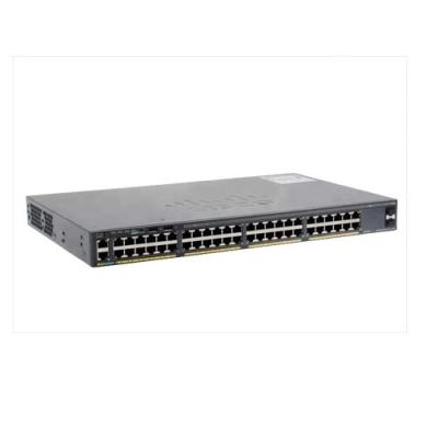 China New original WS-C2960X-48TS-LL 2960X 48 series ports gigabit switch 445X279X45mm for sale