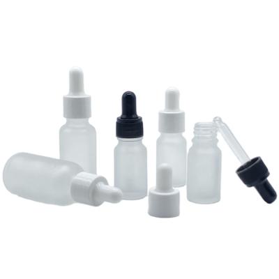 China Competitive Price 500 Plastic Intellectual Rubber Cap+Glass Pipette+Silicone Small 10ml Small Clear Morph Clear Frosted Eye Oil 10ml Tube Glass Dropper Bottle With White Count Lid -drops for sale