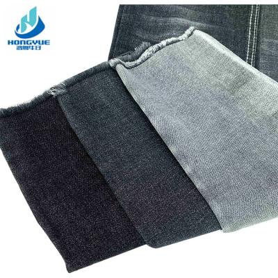 China Wrinkle Resistant 10.5oz Blue And Black Wholesale Woven Denim Stretch Fabric for sale