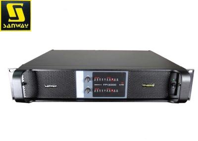 China 4 ohm 2 Channel Integrated Amplifier / 2 Channel Pa Amplifier With 13000W Bridged Power for sale