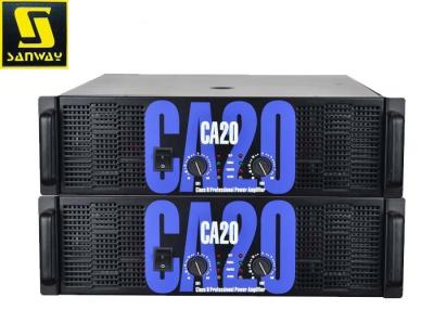 China amplificador estéreo del PA 2 de 1450W X 8 ohmios de 3U de amplificador audio del PA para los altavoces del PA en venta