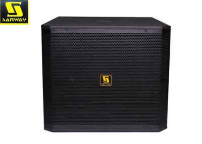 China altavoz de subgraves activo ligero del subwoofer de alta fidelidad profesional 800W para el sistema PA en venta