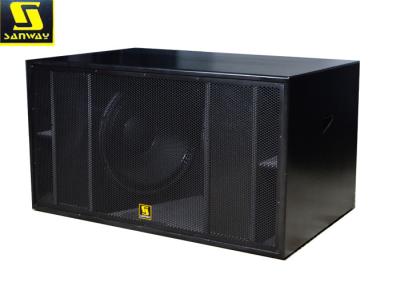 Chine Conjuguent le Subwoofer actionné par PA professionnel de 18 pouces avec le Cabinet de contreplaqué de bouleau à vendre