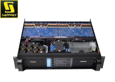 China Live Show 4 Channel Audio Amplifier , 2 Ohms Stable 4 Channel Power Amps for sale