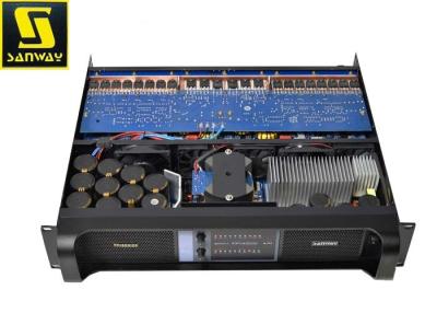 China 14000W  Black 2 Channel Mosfet Power Amplifier with Pure Copper for sale