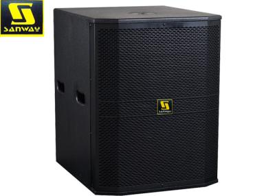 China Subwoofer bajo del PA de 18 pulgadas con 600 vatios del poder de equipo de sistema de sonido clasificado en venta