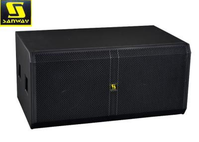 Китай Черный Subwoofer RMS PA компакта 1200 ватт приведенного в действие Subwoofer для системы PA продается