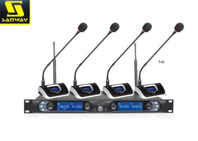 China Gooseneck Professional Wireless Microphone For Stage Performance / Conference for sale