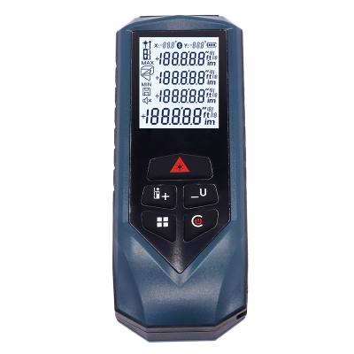 China 60m 80m Portable Digital Laser Distance LCD 4 Lines Handheld 100m Show Green Laser Meter 120*48*27mm for sale