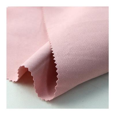 China Anti Pill Double Layer Spandex Polyester Cotton Material Woven Fabric Fabrics For Women Dress for sale