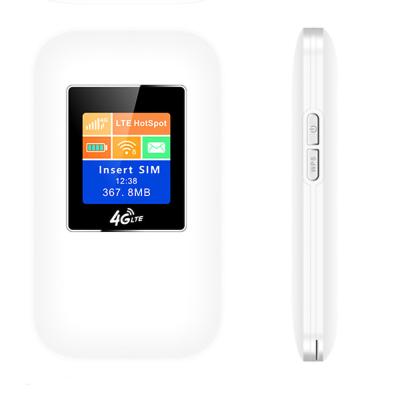 Chine 2100mAh MIFI Wireless Portable Router With 4G Sim Card Display à vendre