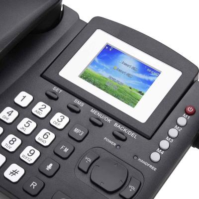 China FCC Dual SIM Landline Phone , 2G GSM SIM Landline Phone Back Battery Multi Language for sale