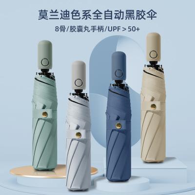 China New Arrival EVA Handle Windproof Waterproof Light Stick Automatic Open Umbrellas for sale