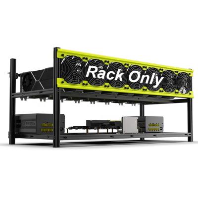 China Server 8 Gpu Case 8 12 Gpu Frame 6/8 Original Graphics Card Rig Frame Case Used 8 12 20 Gpu Open Air Rack Only for sale