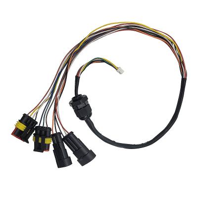 China Automobile Wiring Harnesser Taiwan Braid Manufact Wire Stereo Automobile Electric Car Autonomous Waterproof for sale