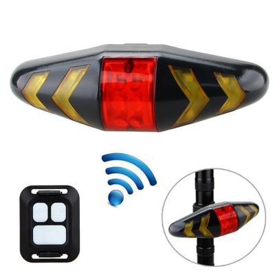 China Ture Left-Turn Right-Steady-Flash-Smart Bike Light Wireless Remote Control Bicycle Warning Rear Light LED Bicycle Turn Signal Light for sale