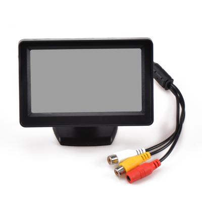 China Safe Parking 4.3 inch TFT Automobile Reverse Video LCD Screen Dashboard Car Rearview Monitor for sale