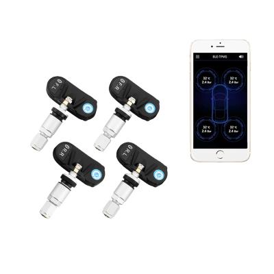 China Tire Pressure Measuring Display 2-in-1 Smart Phone TPMS 4 4.0 Internal Smart Phone APP Sensors Wireless Programmable TPMS Sensor for sale