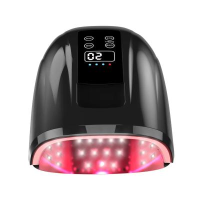 China Professional High Power 90w Rechargeable Mirror Reflection Gel Nail Polish Dryer UV Lamp With Battery For Nail Curing Light BEC918 for sale