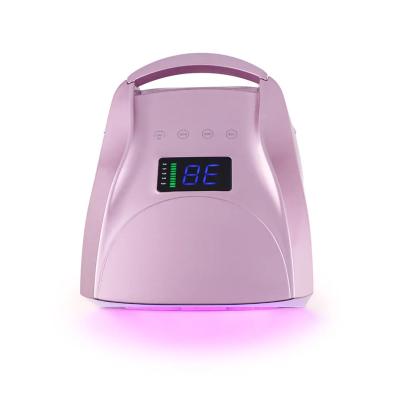 China 96w LED Nail Dryer Light Red Light Nail Beauty Products Factory Pro Treatment Fast Drying Professional Cordless UV Lamp Wholesale Good Quality Nail Lamp for sale